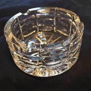 Vintage Waterford ashtray, 4”x 2”.